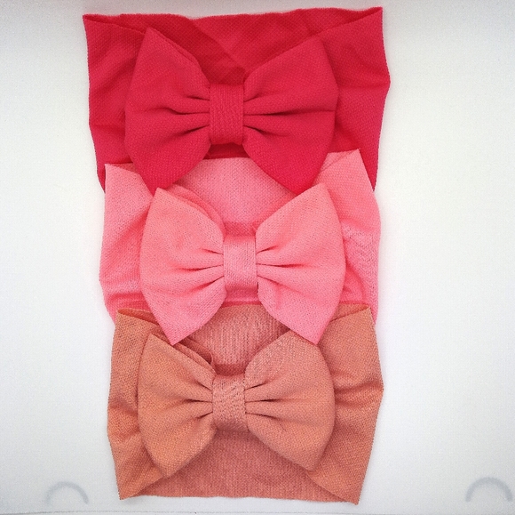 Baby girl head wrap bows - Picture 1 of 5